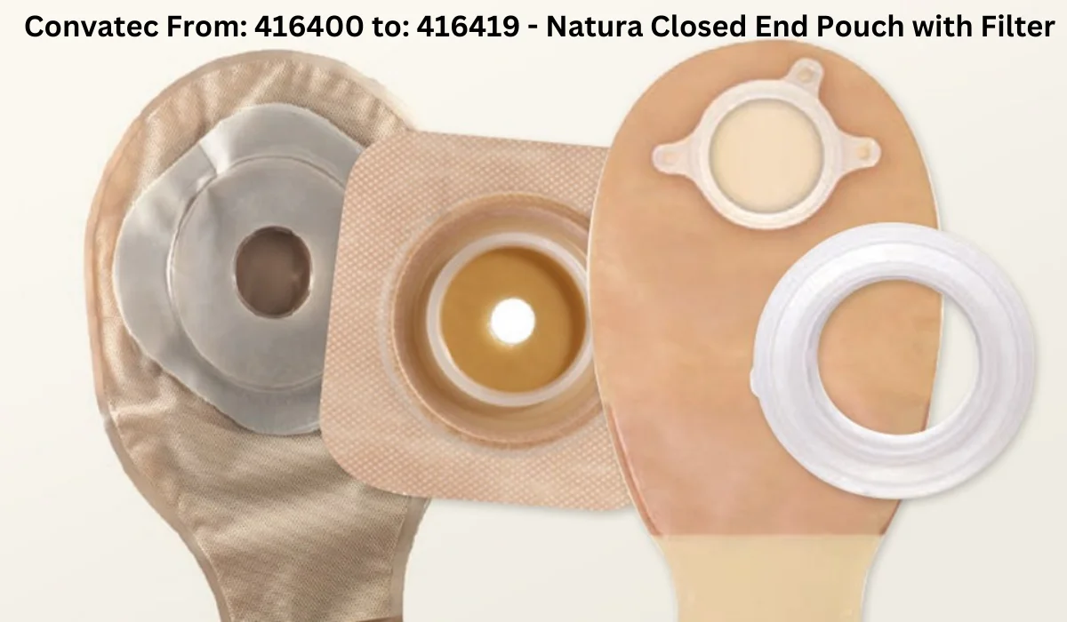 Convatec From: 416400 to: 416419 - Natura Closed End Pouch with Filter